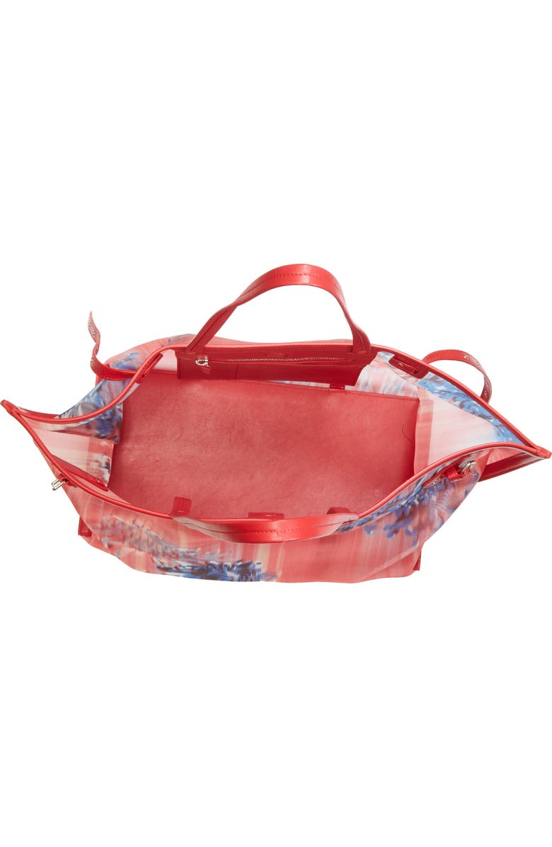 Proenza Schouler Days Mesh Carryall Tote, Alternate, color, Flame Multi