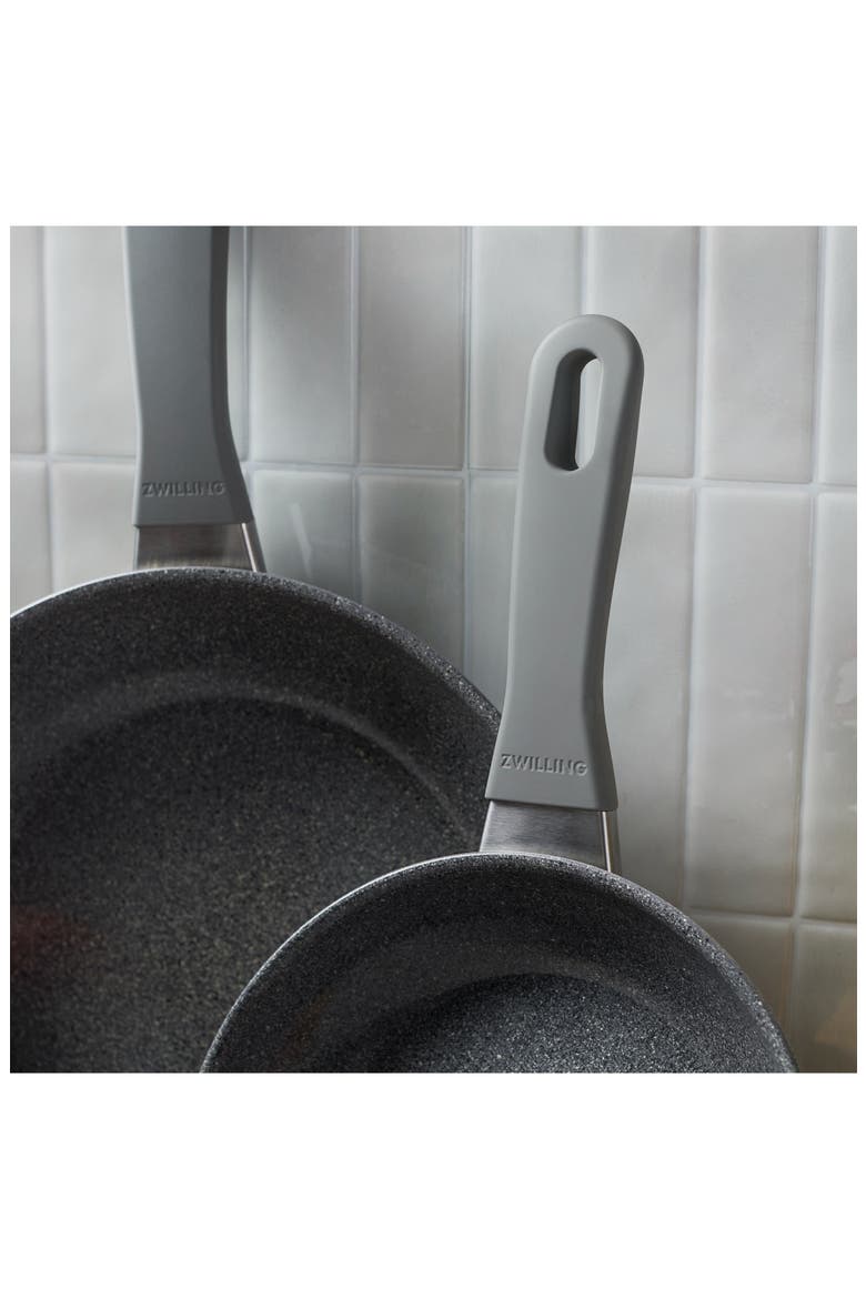 Parma Plus Ceramic Fry Pan Set, Alternate, color, GREY