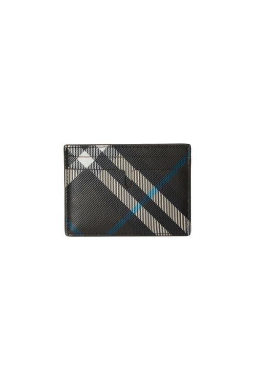 Burberry Check Card Case In Snug