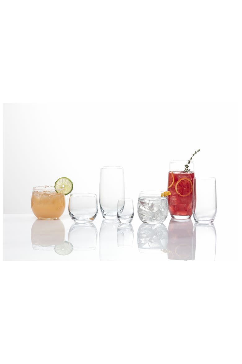 Banquet Set of 6 Double Old Fashioned Glasses, Alternate, color, CLEAR