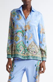 Etro Paisley Jacquard Button-Up Shirt