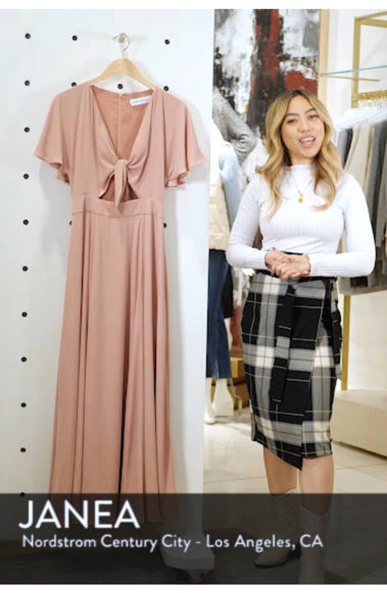 Tie Front Georgette Dress, sales video thumbnail