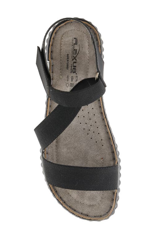 Flexus By Spring Step Pathfav Sandal In Black