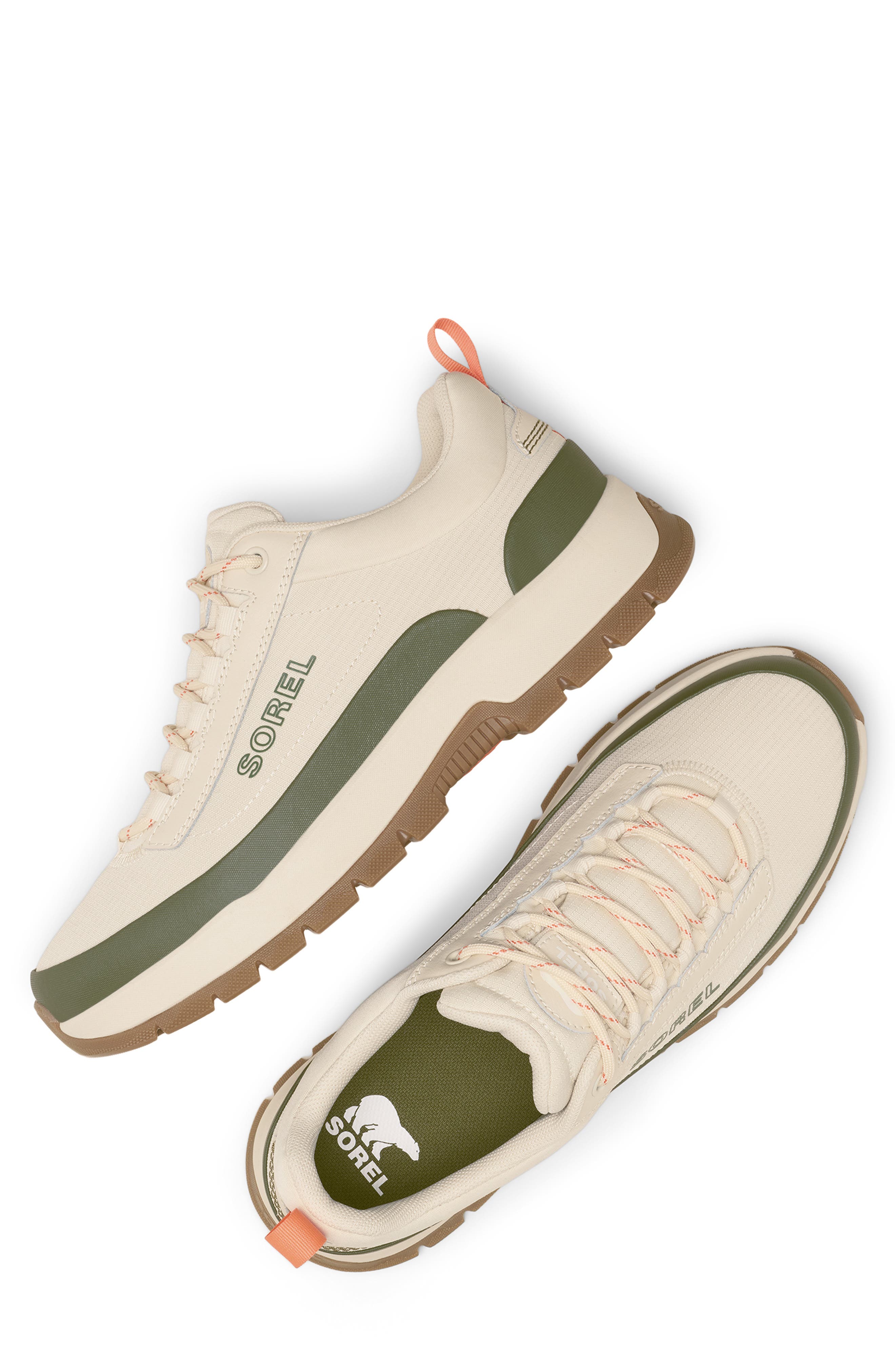 Outing NW™ Low Sneaker, Alternate, color, BLEACHED CERAMIC/UTILITY GREEN