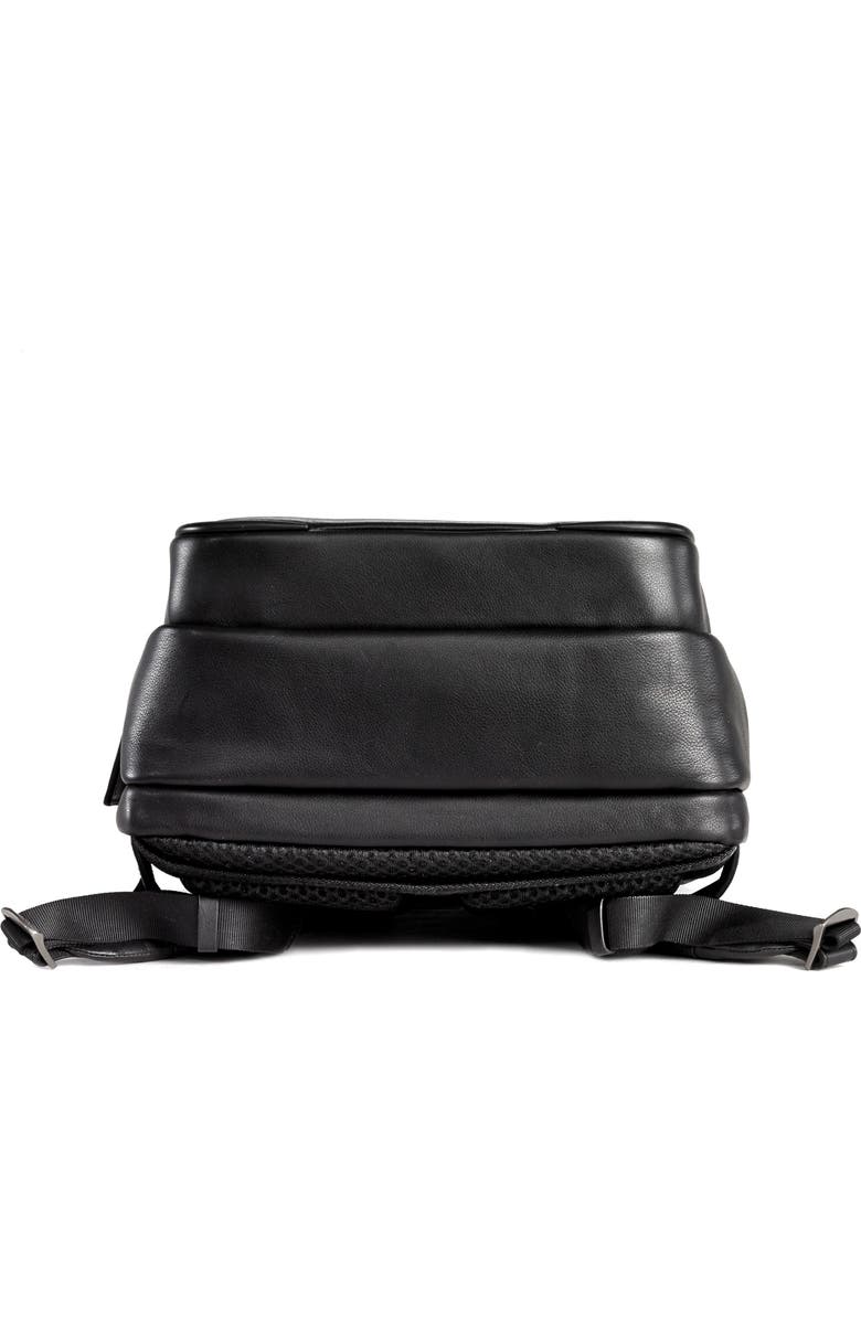 Briggs & Riley Medium Leather RFID Pocket Laptop Backpack, Alternate, color,