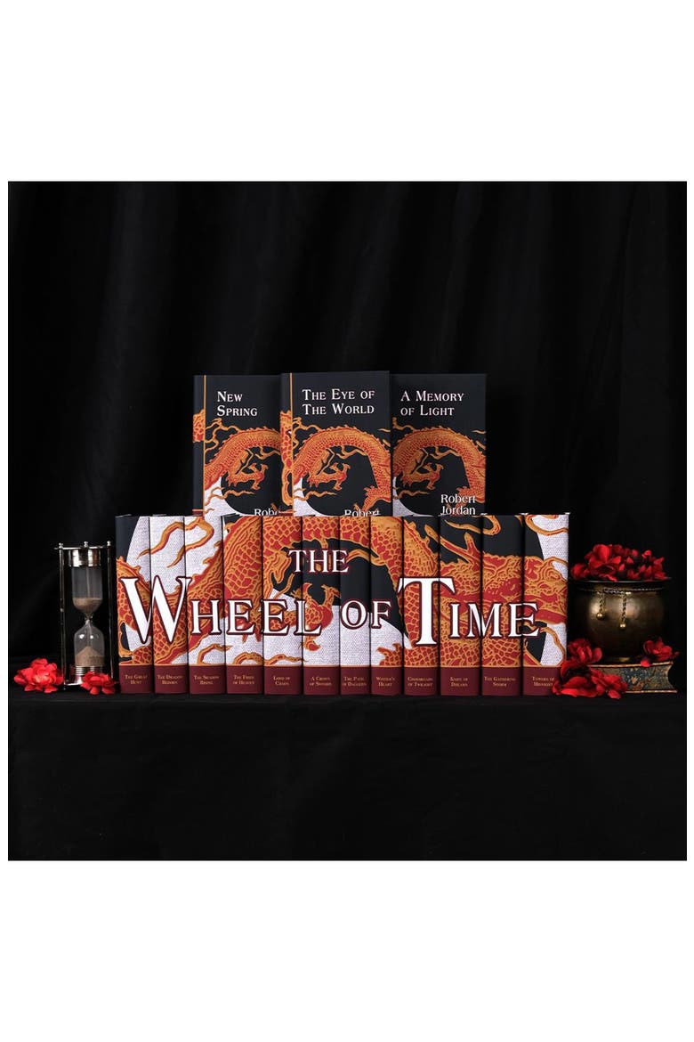 The Wheel of Time Book Set, Alternate, color, Black and Red