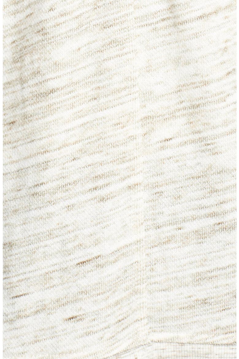 Oversize Collar French Terry Jacket, Alternate, color, NEUTRAL STREAKY PATTERN