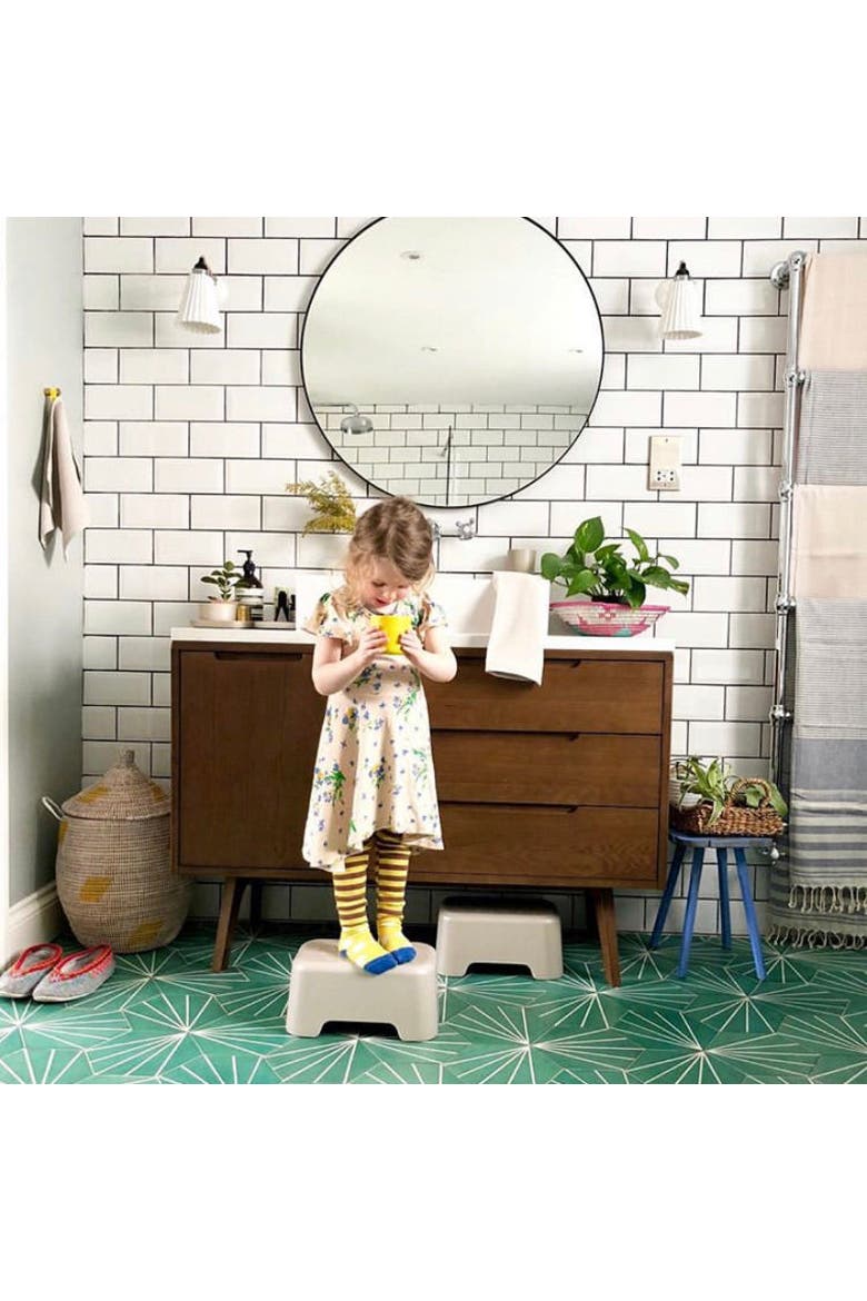 Kids Step Stool, Alternate, color, Stone