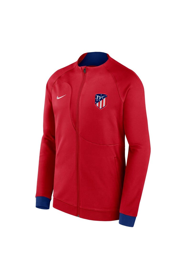 Men's Nike Red Atletico de Madrid Academy Pro Anthem Raglan Performance Full-Zip Jacket, Alternate, color, Red