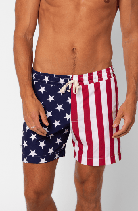 Stars + Stripes Swim Trunk