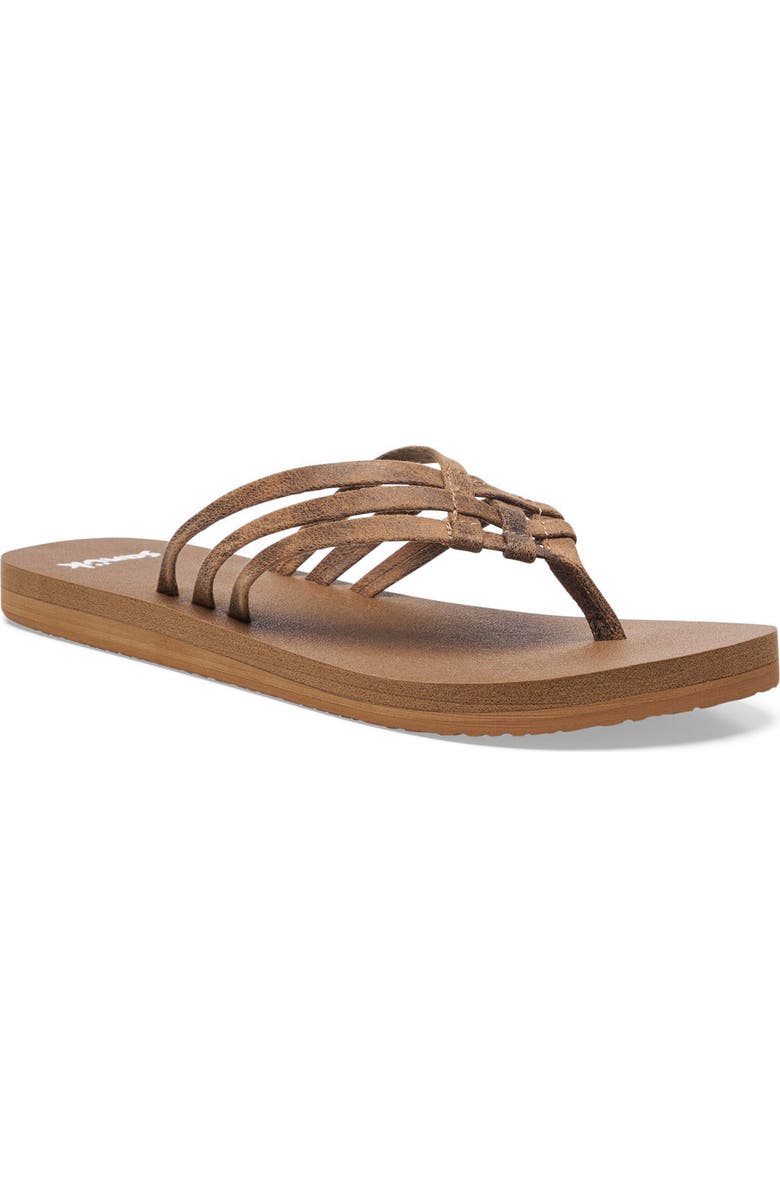 Sanuk Yoga Sandy Flip Flop, Main, color,