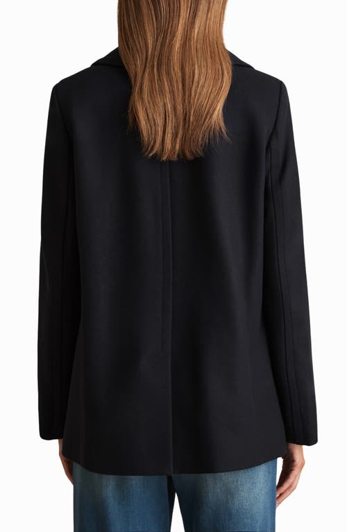 Reiss Lily Coat In Black