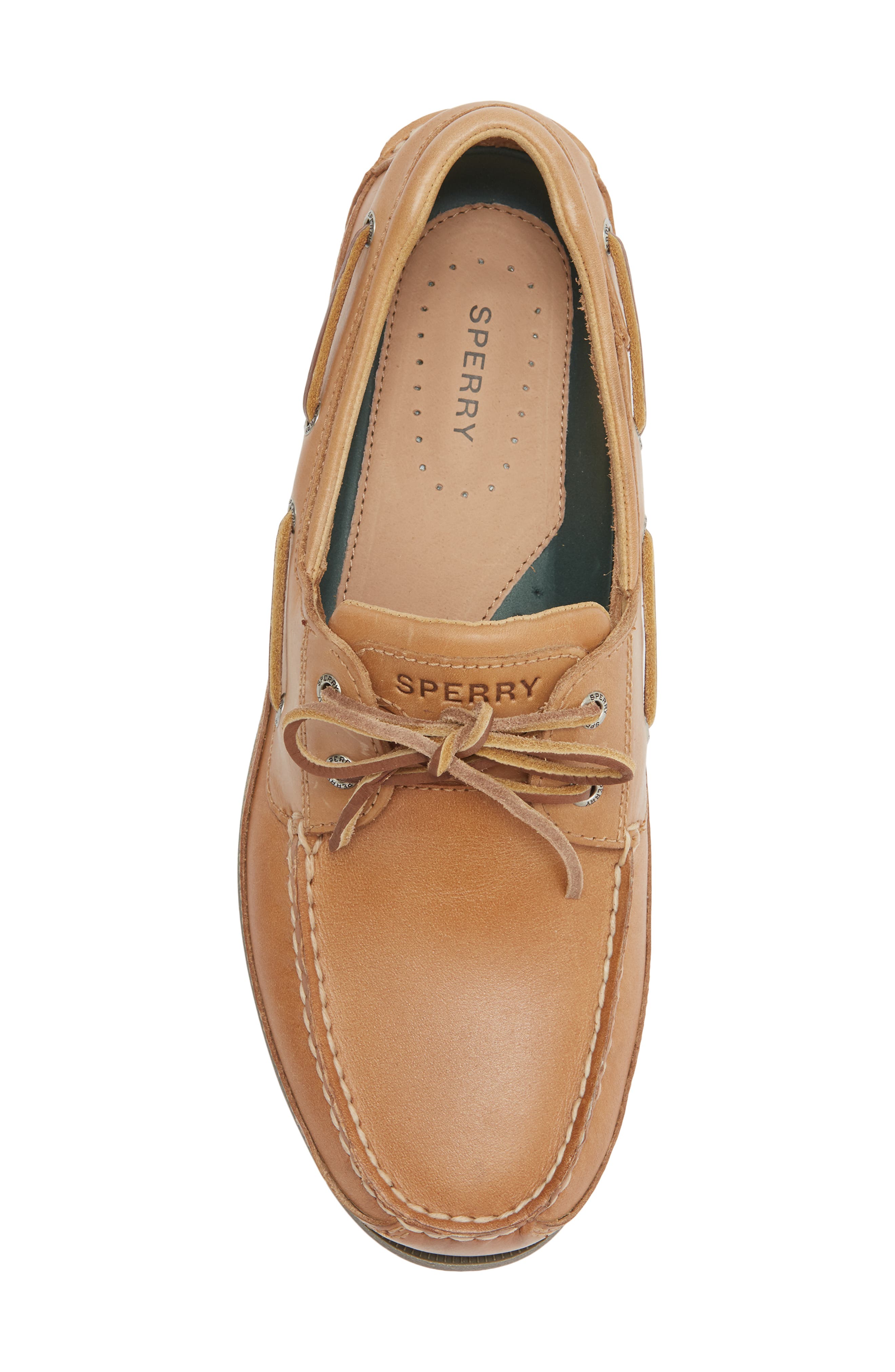 Sperry Mako 2-Eye Boat Shoe, Alternate, color, Oak