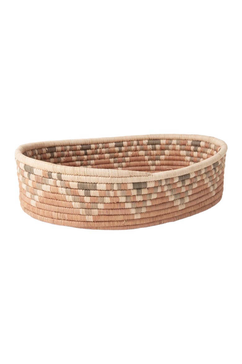 Zig Zag Bread Basket, Main, color, Natural