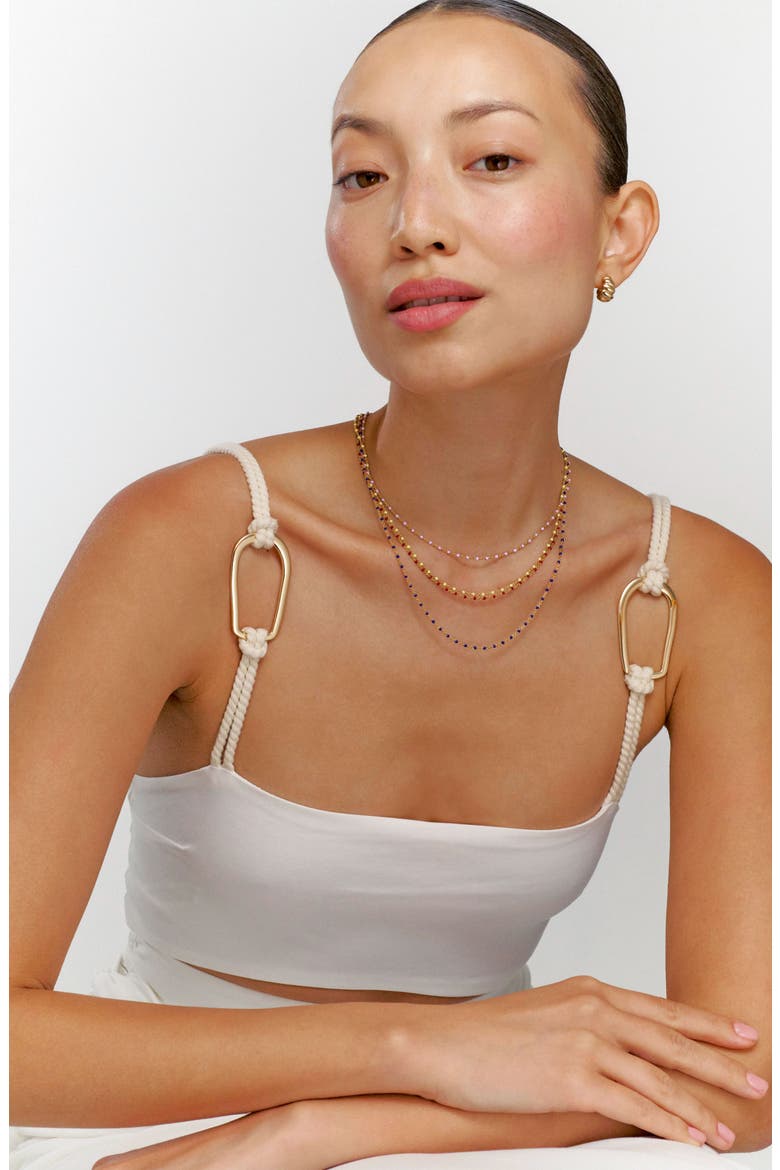 Soltale Enamel Chain, Alternate, color, Royal Blue