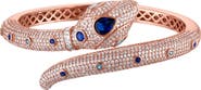 FZN Pavé Cubic Zirconia Snake Bypass Bracelet