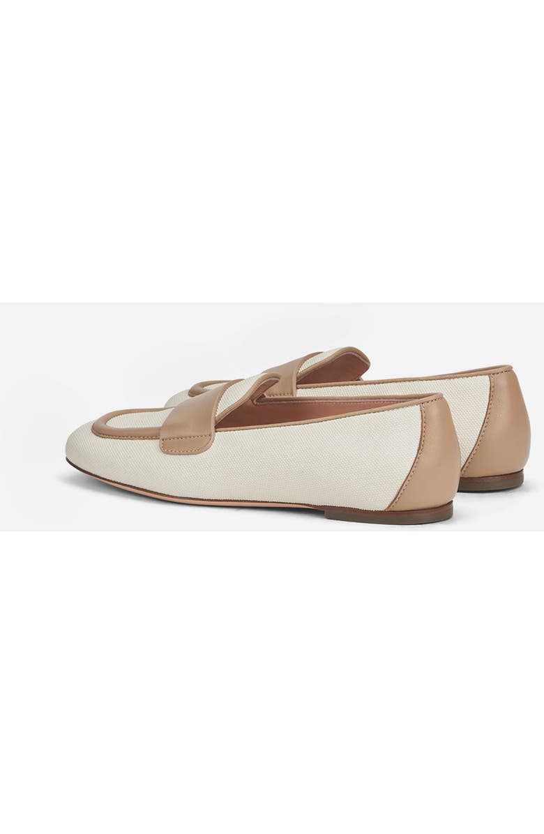 AGL Sheryl Raffia Moccasin, Alternate, color, Water Resistant Ivory