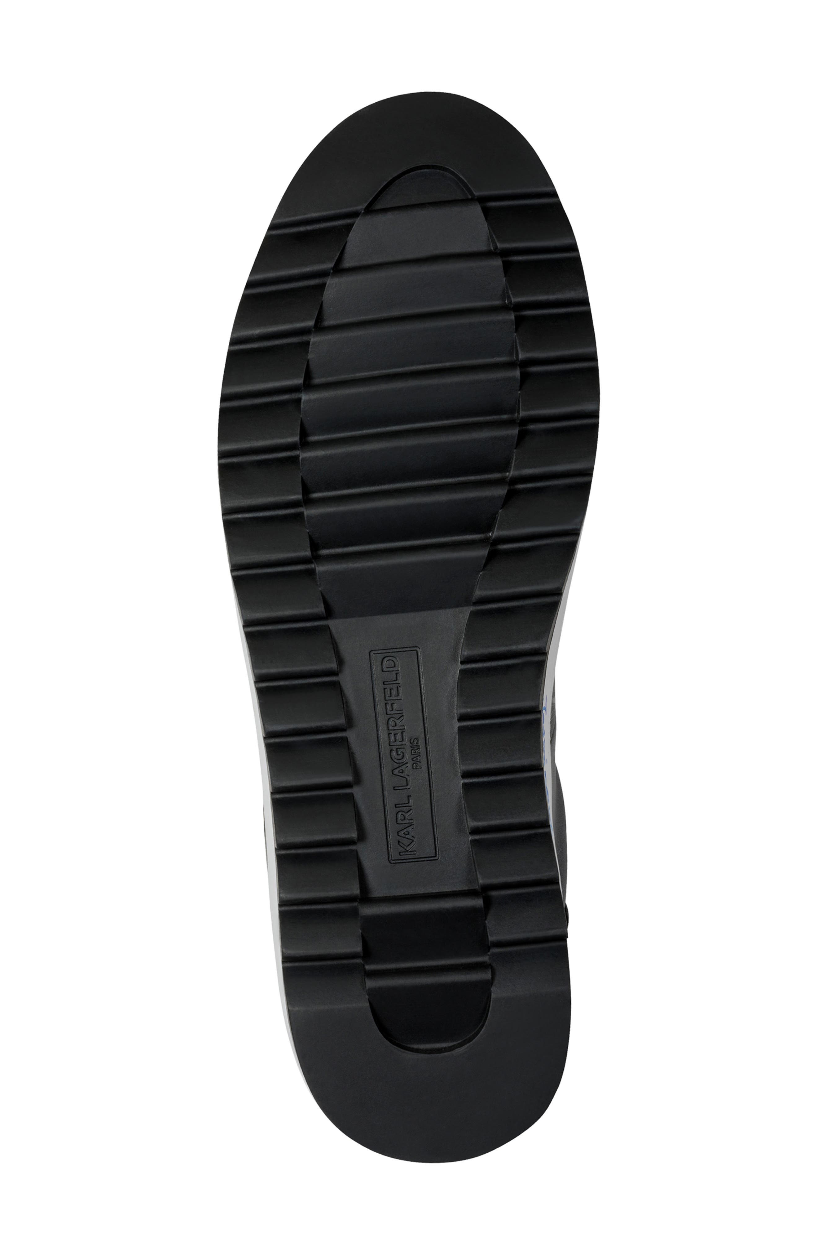 KARL LAGERFELD PARIS Matho Colorblock Sneaker, Alternate, color, Black/ Gunmetal