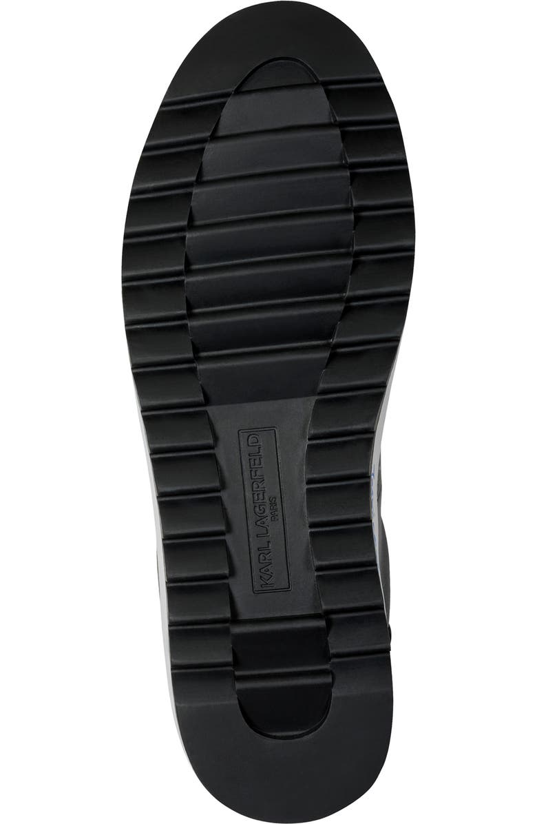 KARL LAGERFELD PARIS Matho Colorblock Sneaker, Alternate, color, Black/ Gunmetal