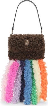Kurt Geiger London Medium Kensington Faux Shearling Shoulder Bag