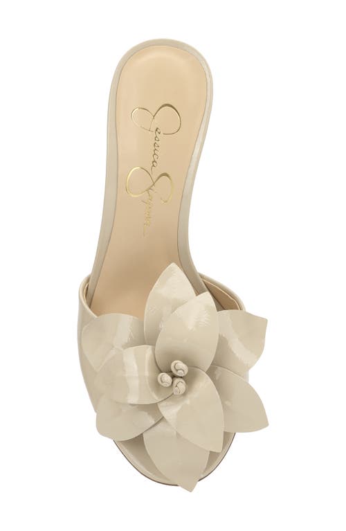 Jessica Simpson Percia Slide Sandal In Soft Ivory