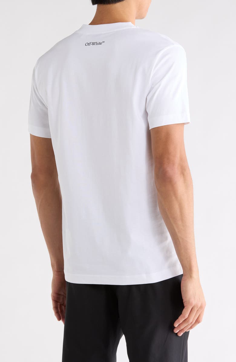 Off-White Single Arrow Slim Fit Short Sleeve T-Shirt, Alternate, color, White-Black
