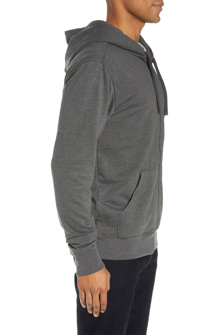 Fitz Roy Scope Zip Hoodie, Alternate, color, FORGE GREY