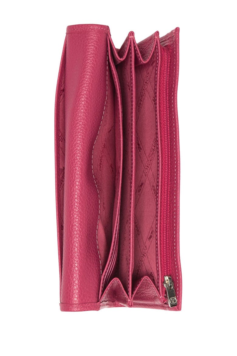 Continental Leather Wallet, Alternate, color, PINK