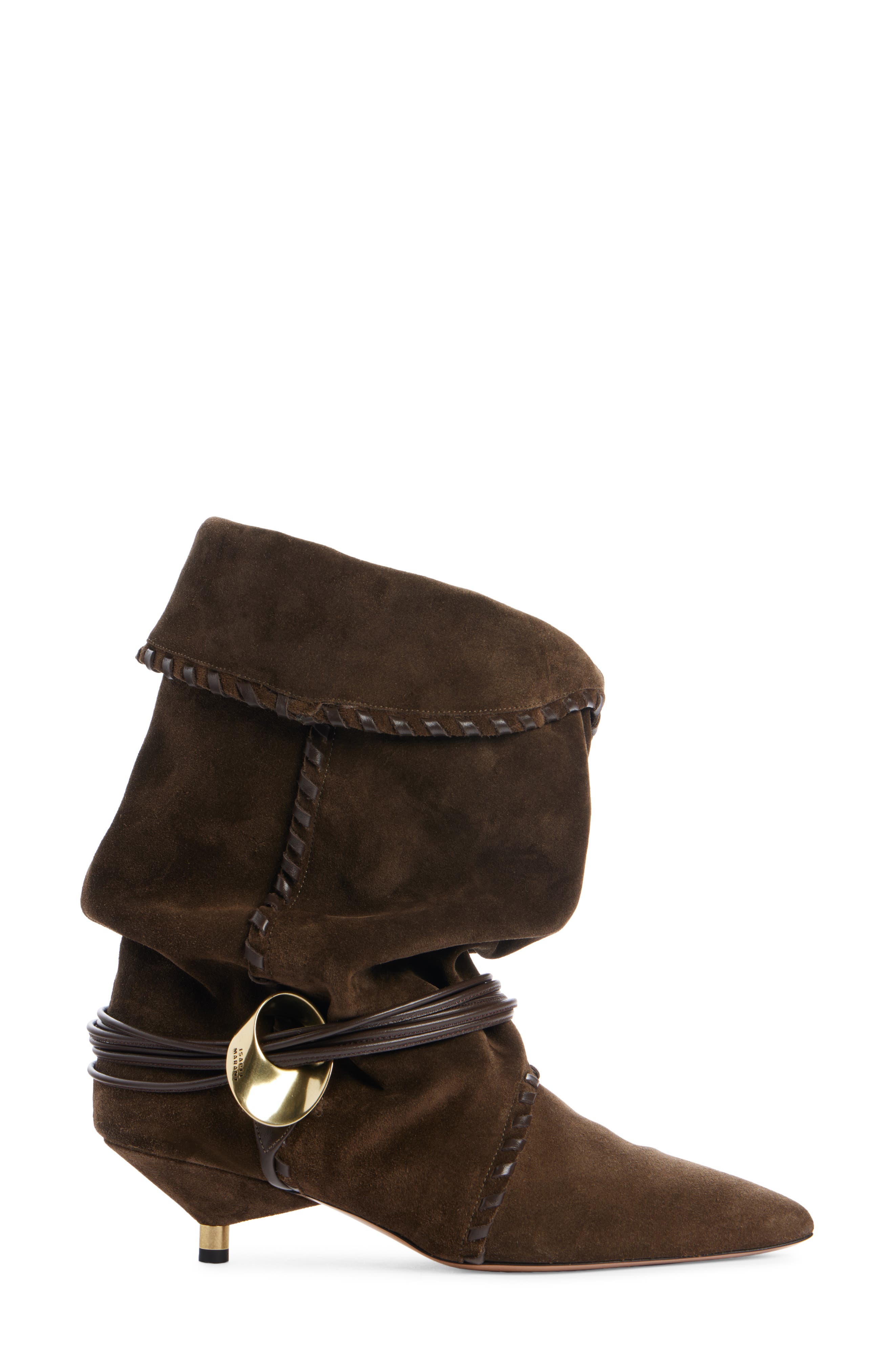 Isabel Marant Edrika Pointed Toe Bootie, Alternate, color, 