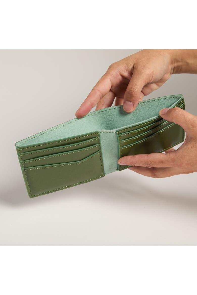 Cactus Bifold Wallet, Alternate, color, Seaglass