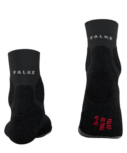 Falke Ru Trail Grip Socks In Black