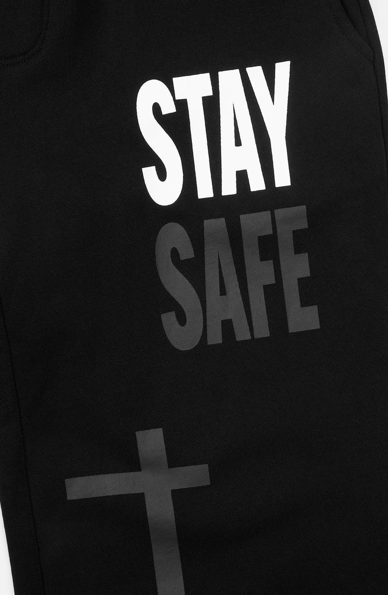 RtA Rafa Underground Sweatpants, Alternate, color, Black