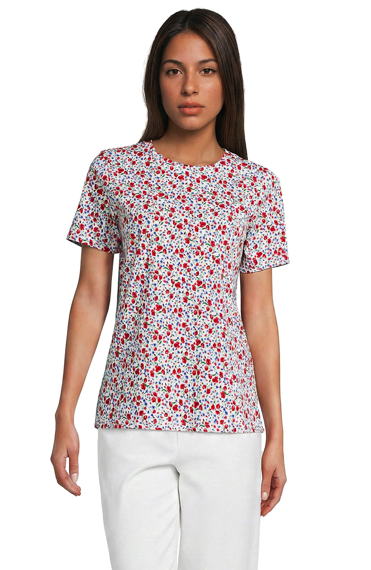 selected Ivory Small Poppy Floral