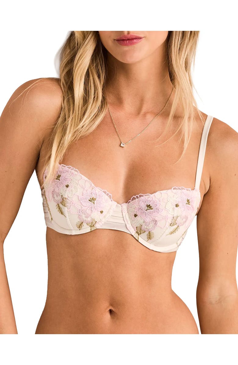 Adore Me Carolyn Contour Demi Bra, Main, color, Light White