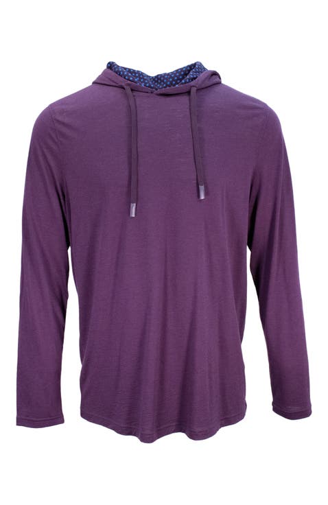 Hugo Extra Fine Merino Wool Lightweight Hoodie