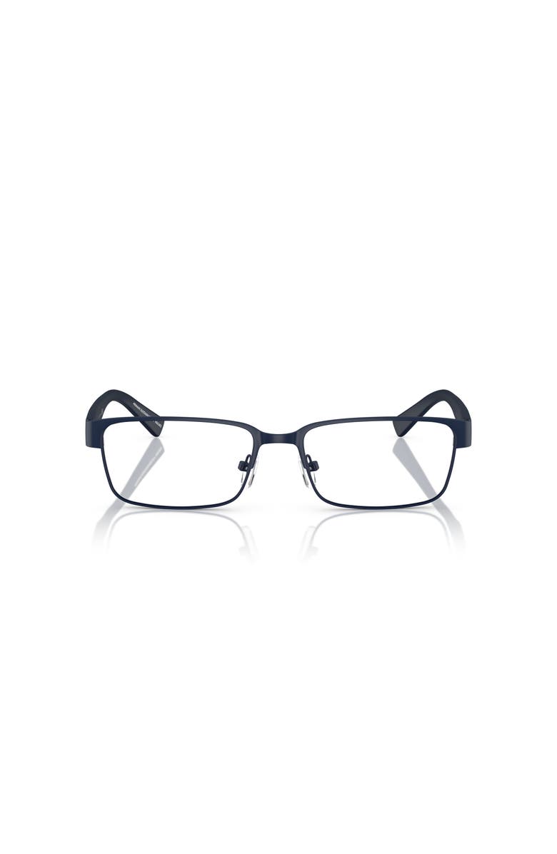 Armani Exchange 54mm Rectangle optical glasses, Alternate, color, Blue