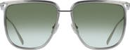 FERRAGAMO 58mm Gradient Modified Rectangular Sunglasses
