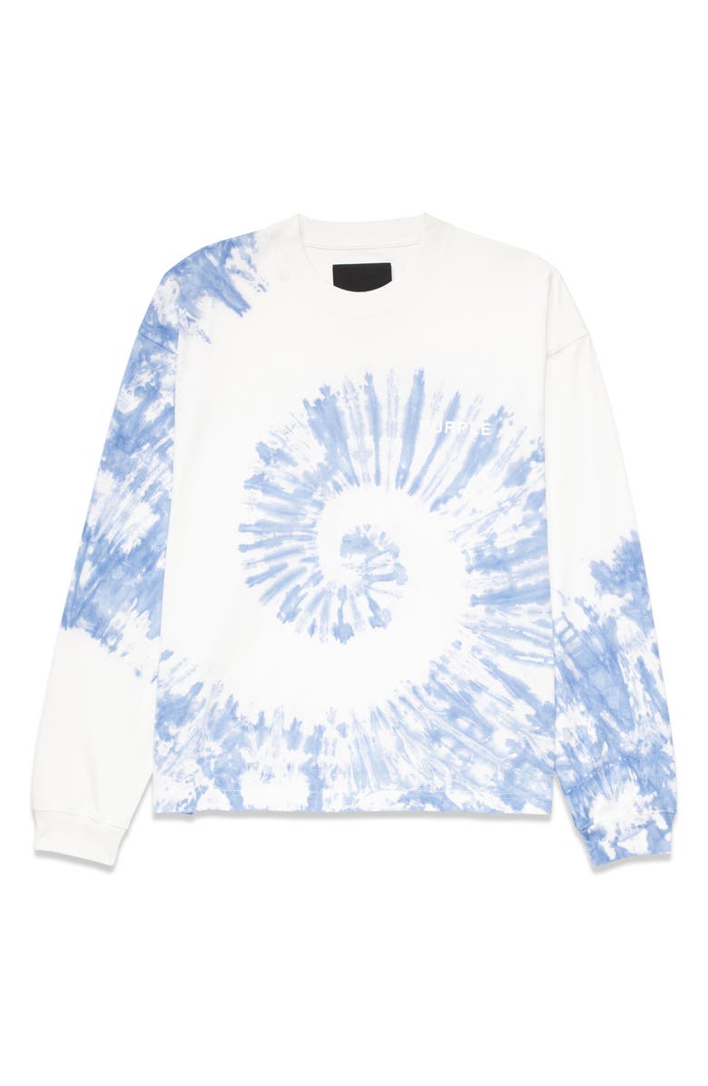 PURPLE BRAND Tie Dye Cotton Long Sleeve T-Shirt, Alternate, color, 