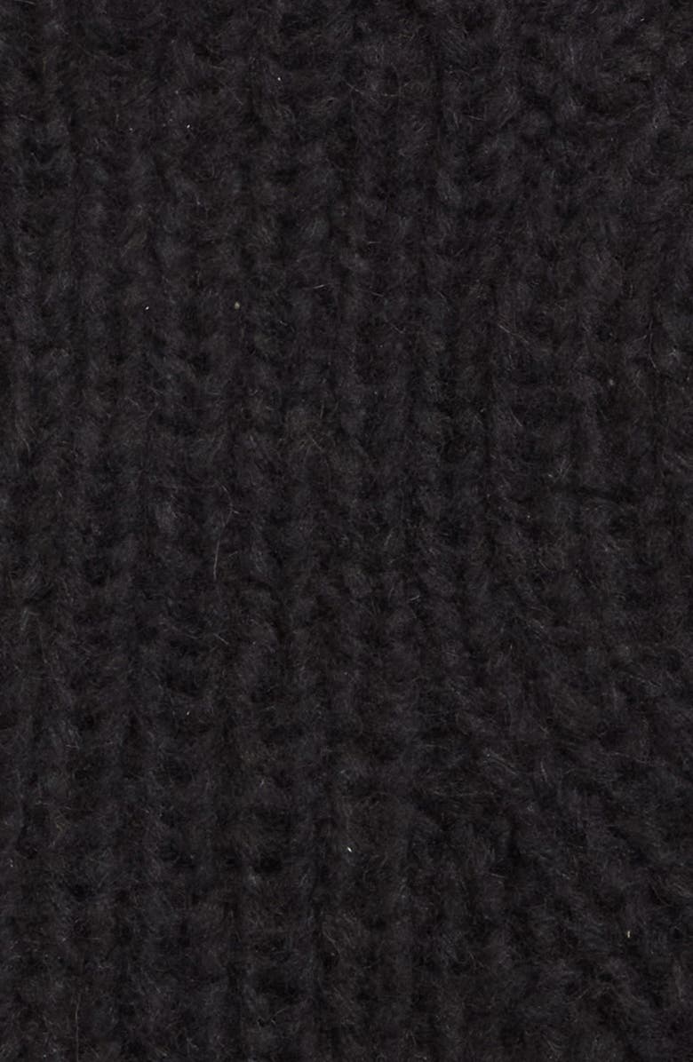 Meruert Tolegen Hand Knit Balaclava, Alternate, color, Black