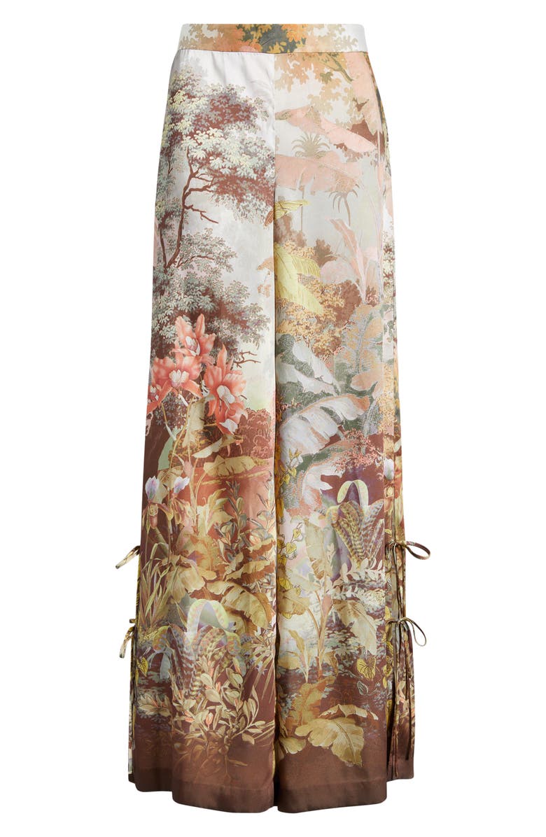 KOBI HALPERIN Helena Tie Hem Wide Leg Pants, Main, color,