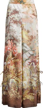 KOBI HALPERIN Helena Tie Hem Wide Leg Pants