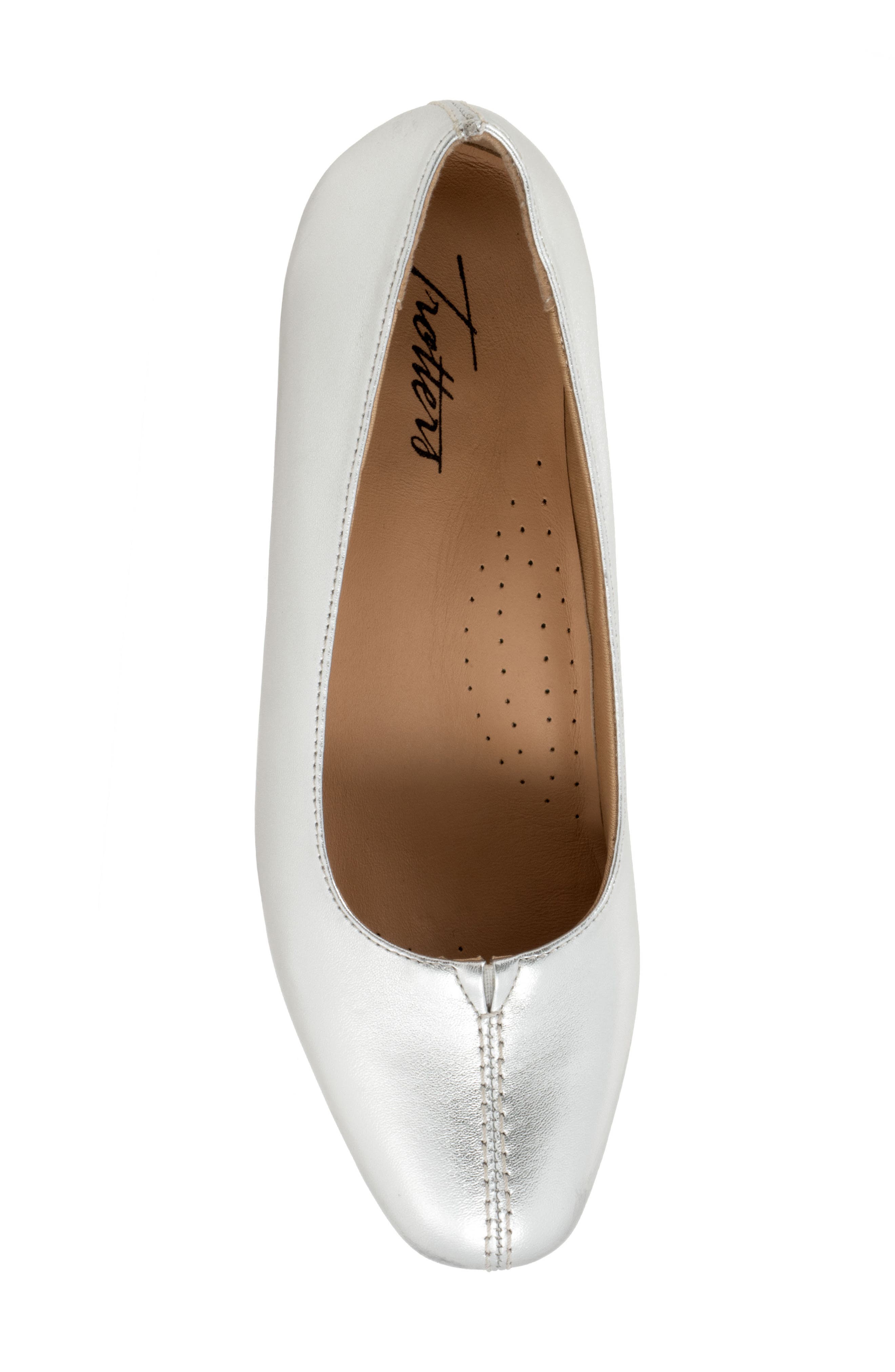 Trotters 'Doris' Pump, Alternate, color, Silver