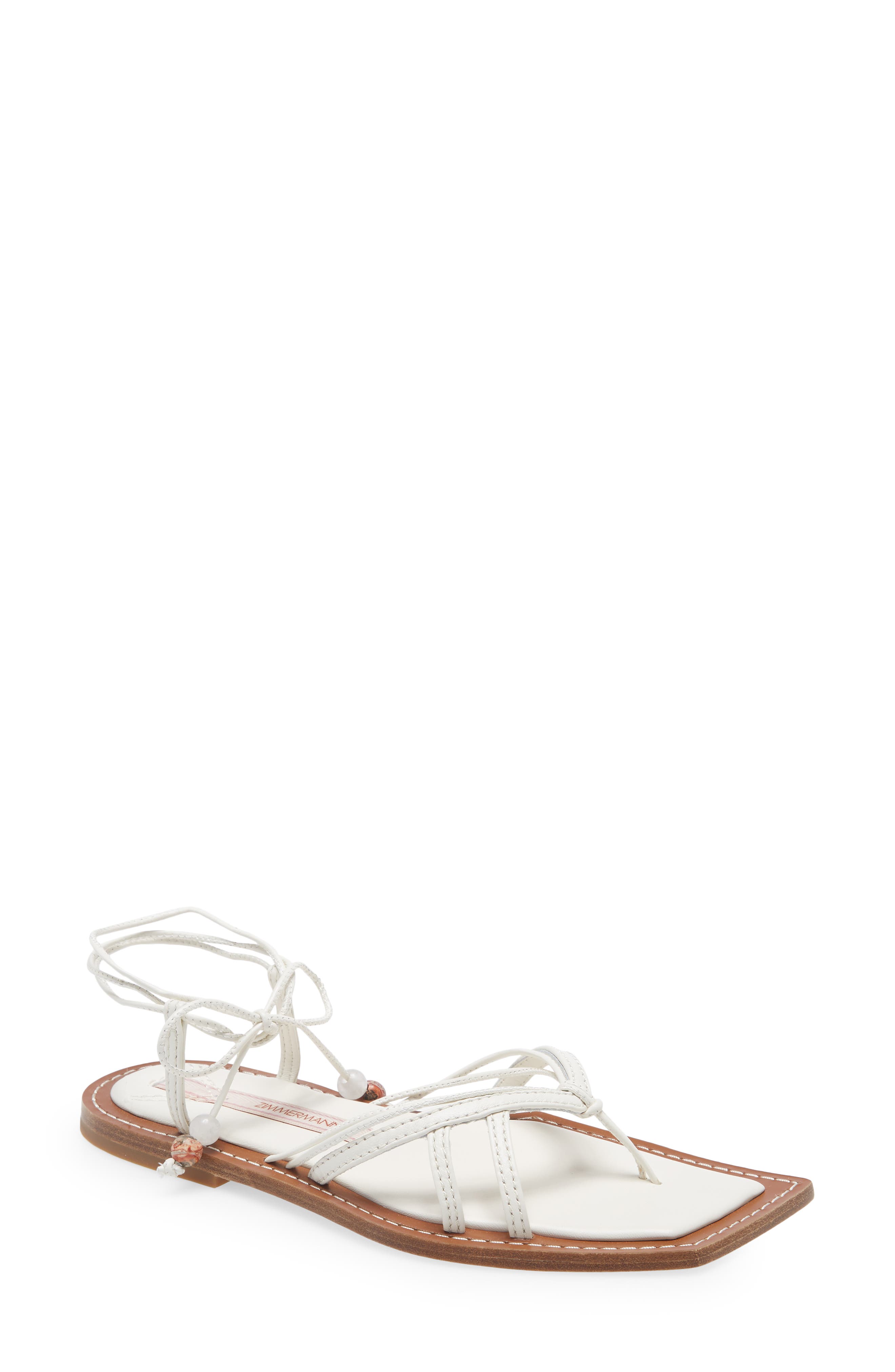 Zimmermann Strappy Sandal, Main, color, 