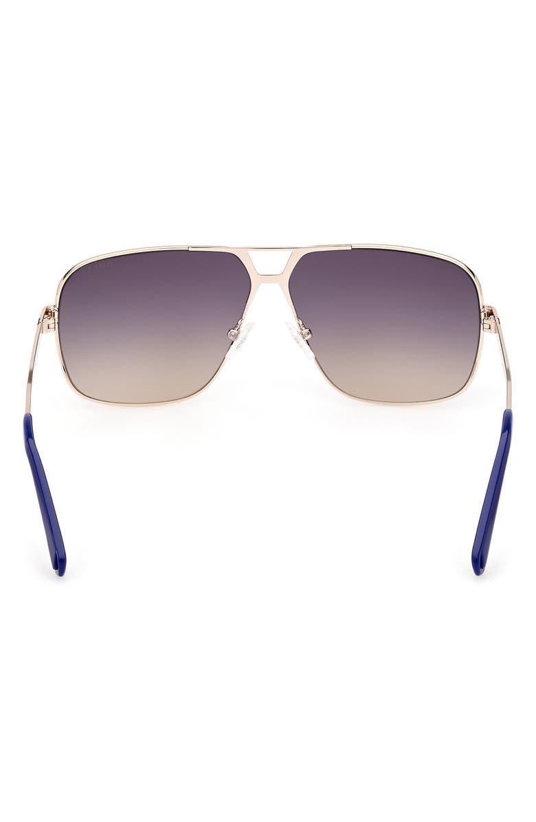 GUESS 61mm Gradient Navigator Sunglasses, Alternate, color, 