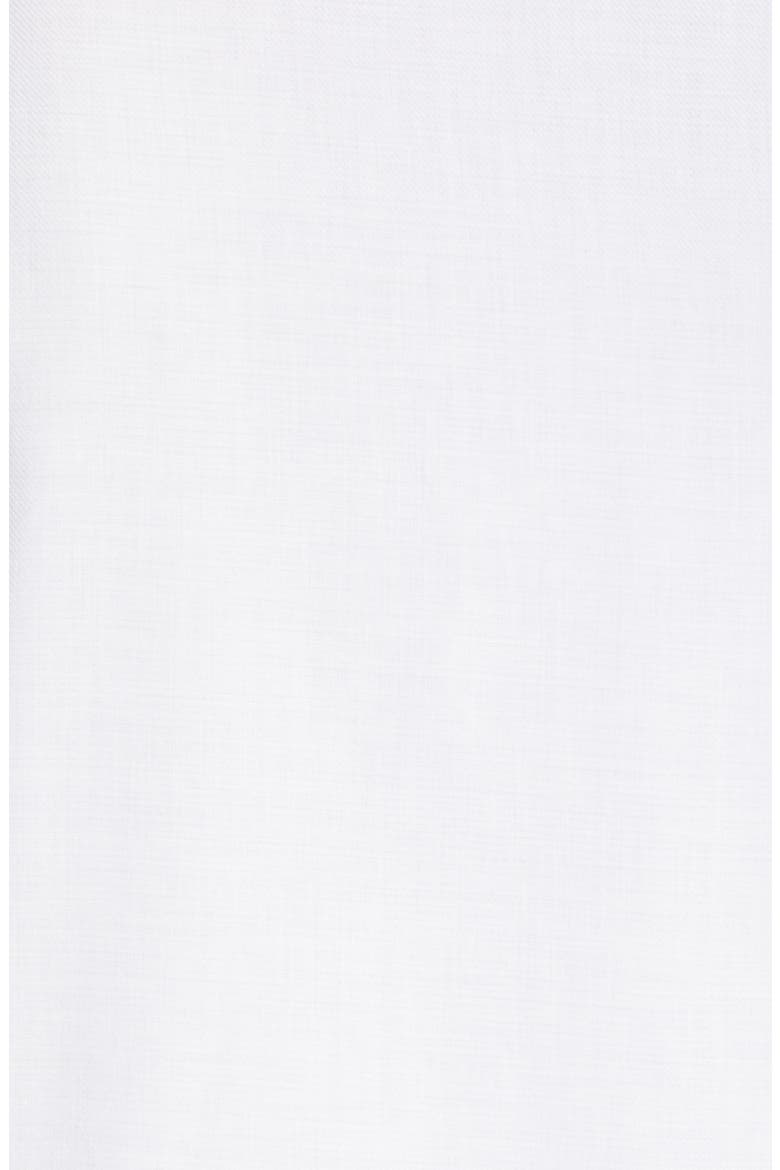Cashco Cotton & Cashmere Button-Up Shirt, Alternate, color, WHITE