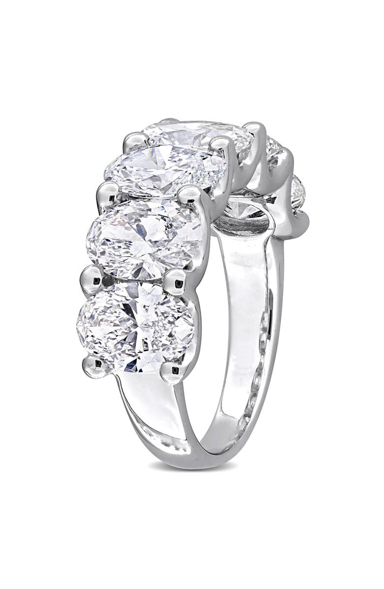 Julianna B. 6 CTW Lab-Grown Diamond Oval 6-Stone Band 14k, Alternate, color, 