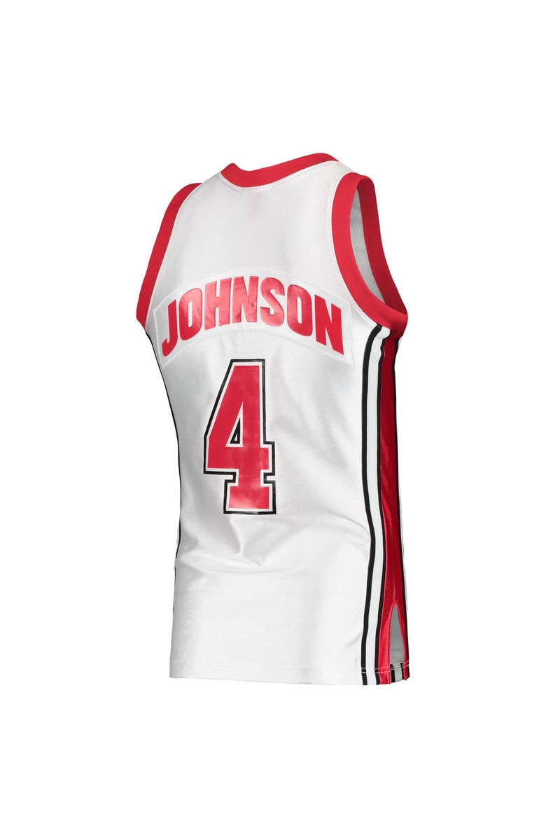 Mitchell & Ness Men's Mitchell & Ness Larry Johnson White UNLV Rebels 1989/90 Authentic Throwback Jersey, Alternate, color, 