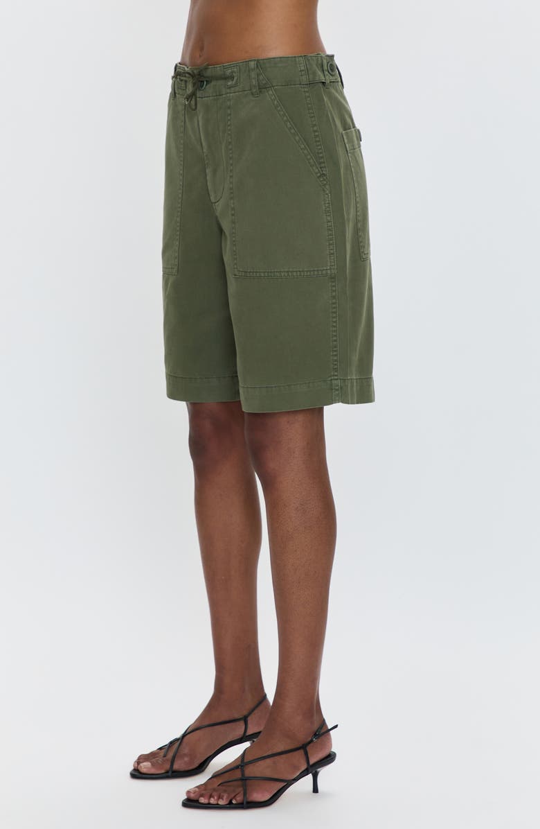 Pistola Etta Cotton Utility Shorts, Alternate, color, Meadow