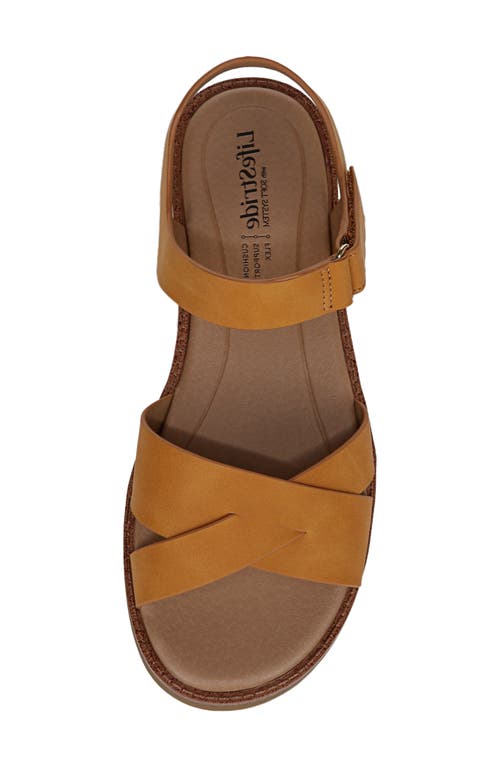 Shop Lifestride Wren Ankle Strap Platform Sandal In Gold