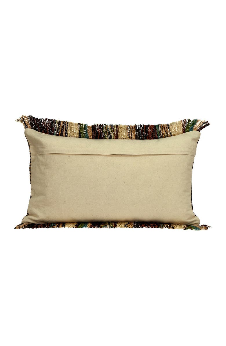 PARKLAND COLLECTION Woody Transitional Brown Throw Pillow, Alternate, color, Brown